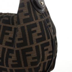 Pre Owned Fendi Zucca Chef Chain Link Hobo