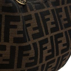 Pre Owned Fendi Zucca Chef Chain Link Hobo
