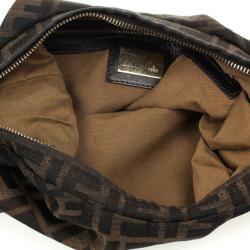 Pre Owned Fendi Zucca Chef Chain Link Hobo