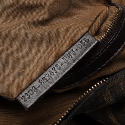 Pre Owned Fendi Zucca Chef Chain Link Hobo