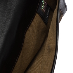 Pre Owned Fendi Tobacco Zucca Canvas and Leather Compact Wallet