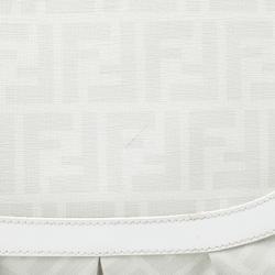 Pre Owned Fendi Cream Zucca Chef Hobo