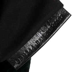 Pre Owned Fendi Green Python Mini Peekaboo Top Handle Bag