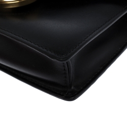Fendi Black/Brown Zucca Embossed Logo Leather Liberty Belt Bag