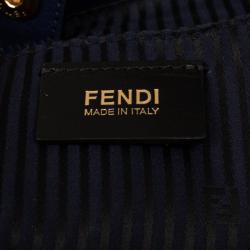 مملوكة مسبقًا Fendi Navy Leather 2Jours Tote