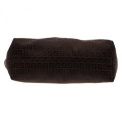 Pre Owned Fendi Brown Zucca Shopper Tote