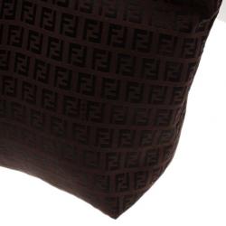 Pre Owned Fendi Brown Zucca Shopper Tote