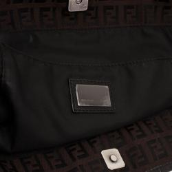 Pre Owned Fendi Brown Zucca Shopper Tote