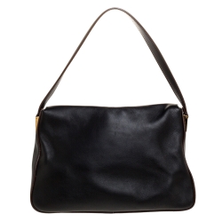 مملوكة مسبقًا Fendi Black Leather Mama Forever Shoulder Bag