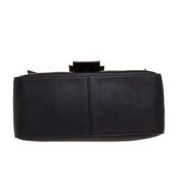 مملوكة مسبقًا Fendi Black Leather Mama Forever Shoulder Bag
