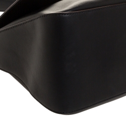 مملوكة مسبقًا Fendi Black Leather Mama Forever Shoulder Bag