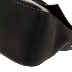 مملوكة مسبقًا Fendi Black Leather Mama Forever Shoulder Bag