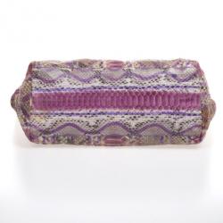 Pre Owned Fendi Multicolor Python Twins Tote