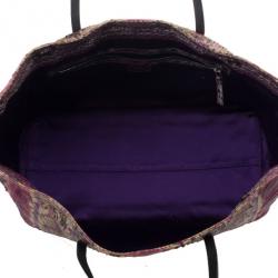 Pre Owned Fendi Multicolor Python Twins Tote