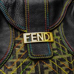 Fendi Multicolor Thread Zucca Hobo