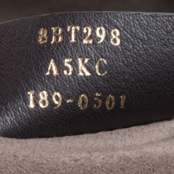 Pre Owned Fendi Brown/Black Zucca Coated Canvas and Leather Mon Tresor Bucket Bag