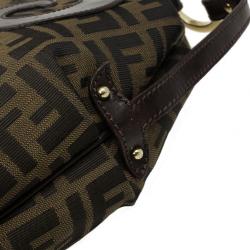 مملوكة مسبقًا Fendi Tobacco Zucca Borsa Biga Media Hobo Bag