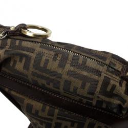 مملوكة مسبقًا Fendi Tobacco Zucca Borsa Biga Media Hobo Bag