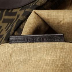 مملوكة مسبقًا Fendi Tobacco Zucca Borsa Biga Media Hobo Bag