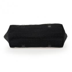 مملوكة مسبقًا Fendi Black Zucchino Forever Superstar Tote