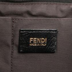 مملوكة مسبقًا Fendi Black Zucchino Forever Superstar Tote