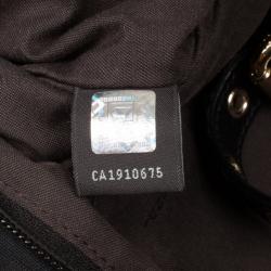 مملوكة مسبقًا Fendi Black Zucchino Forever Superstar Tote