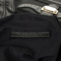 مملوكة مسبقًا Fendi Black Satin Spy Hobo