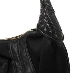 مملوكة مسبقًا Fendi Black Satin Spy Hobo