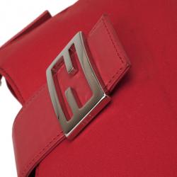 Fendi Red Mini Baguette Bag
