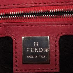 Fendi Red Mini Baguette Bag