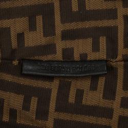 Pre Owned Fendi Black Nappa Leather Spy Bag