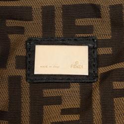 Pre Owned Fendi Black Nappa Leather Spy Bag