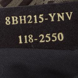 مملوكة مسبقًا حقيبة يد توت فندي زوكشينو كانفاس حلية زينة بني كبيرة