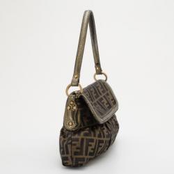 مملوكة مسبقًا Fendi Zucca Mini Chef Shoulder Handbag 