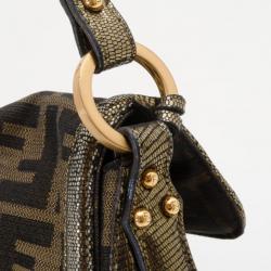 مملوكة مسبقًا Fendi Zucca Mini Chef Shoulder Handbag 