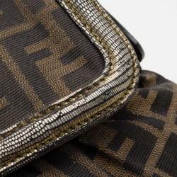 مملوكة مسبقًا Fendi Zucca Mini Chef Shoulder Handbag 