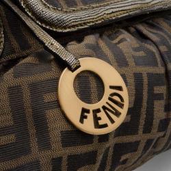 مملوكة مسبقًا Fendi Zucca Mini Chef Shoulder Handbag 