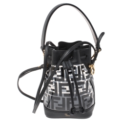 Fendi, Bags, Fendi Mon Tresor Black Leather Minibag