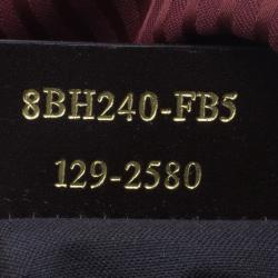 مملوكة مسبقًا Fendi Red Zucchino Spalmati Drawstring Top Tote