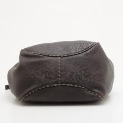 Pre Owned Fendi Black Selleria Hobo