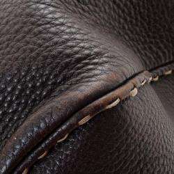 Pre Owned Fendi Black Selleria Hobo