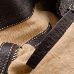 Pre Owned Fendi Black Selleria Hobo