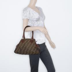 مملوكة مسبقًا Fendi Brown Zucca Du Jour Handbag