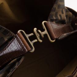 مملوكة مسبقًا Fendi Brown Zucca Du Jour Handbag