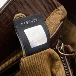 مملوكة مسبقًا Fendi Brown Zucca Du Jour Handbag