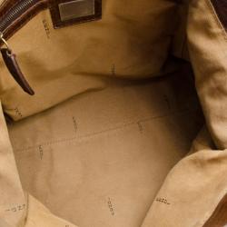 مملوكة مسبقًا Fendi Brown Zucca Du Jour Handbag