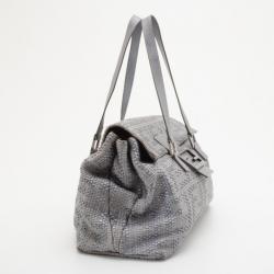 مملوكة مسبقًا Fendi Big Mama Straw Flap Bag