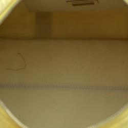 Pre Owned Fendi Yellow & Blue Sequined Forever Boston Satchel 