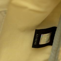 Pre Owned Fendi Yellow & Blue Sequined Forever Boston Satchel 