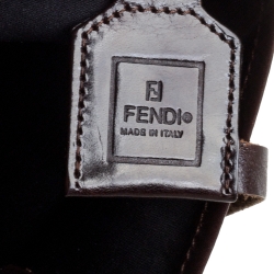 مملوكة مسبقًا Fendi Tobacco Zucca Canvas and Leather Shopper Tote